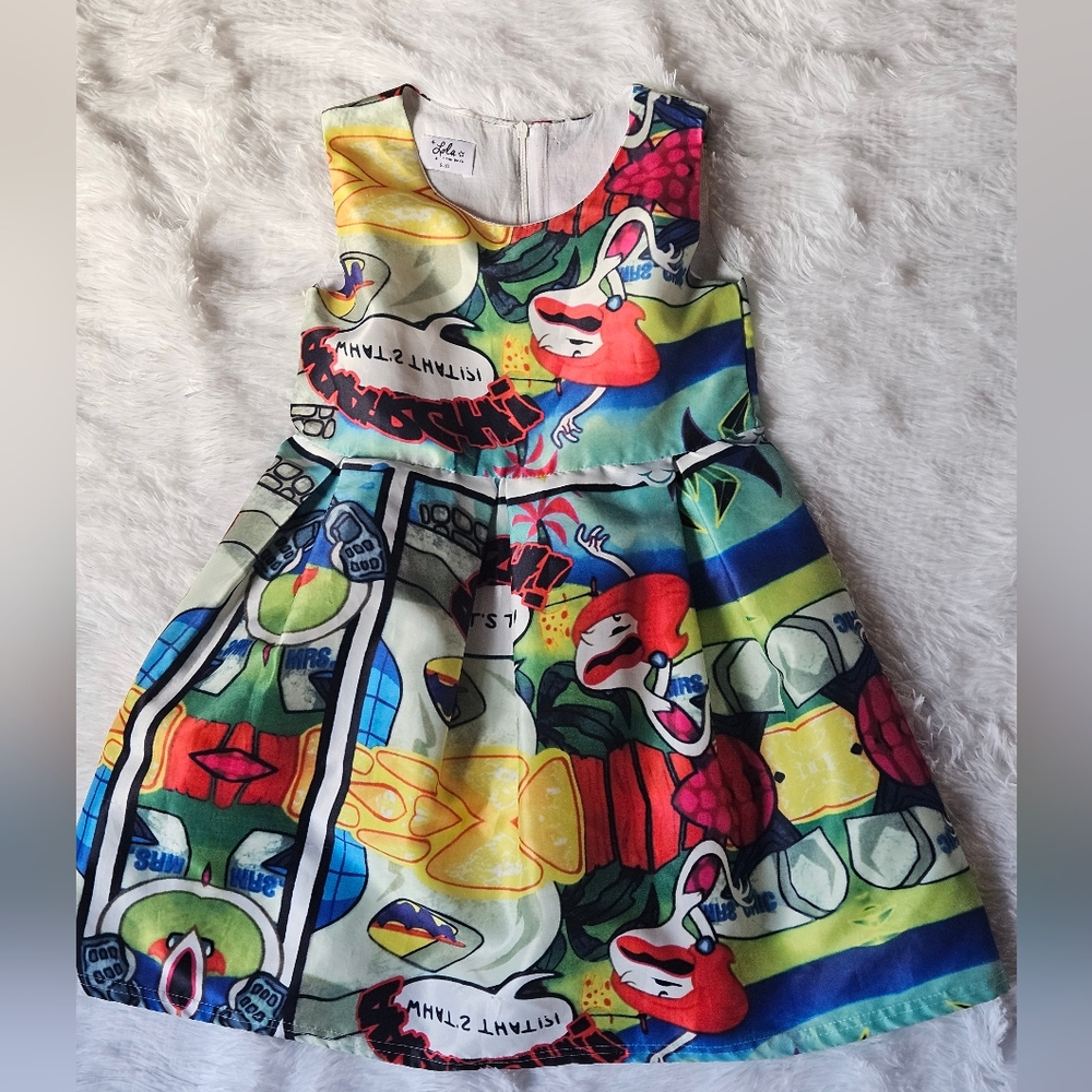 Lola + The Boys Colorful Kids Dress 9/10